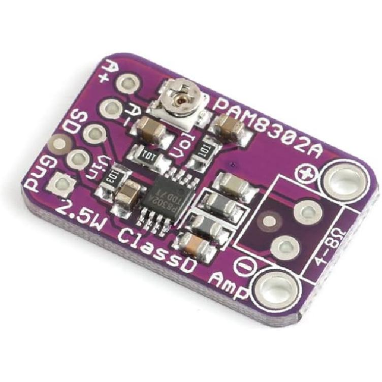 5Pcs PAM8302 Single Channel Audio Amplifier Module Board D 2.5W MP4 Audio Power Amplifier Board Amp MP3 PAM8302 Module