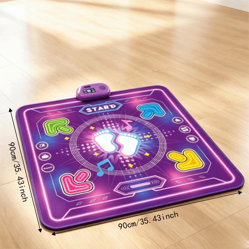 Double Players Mode Electronic Dance Mat Wireless Bluetooth Music Dance Mat  Indoor Toy