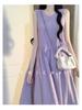 Purple Sleeveless Summer Beach Dress