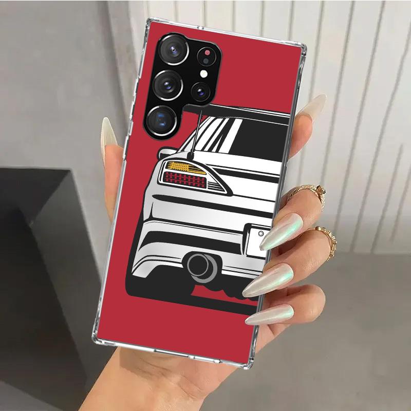 

Japan JDM Sports Cars Comic Phone Case for Samsung Galaxy S25 S24 S23 Ultra S22 S21 Plus S20 FE S10 + S10E S25U Soft Print Shell Samsung S10E