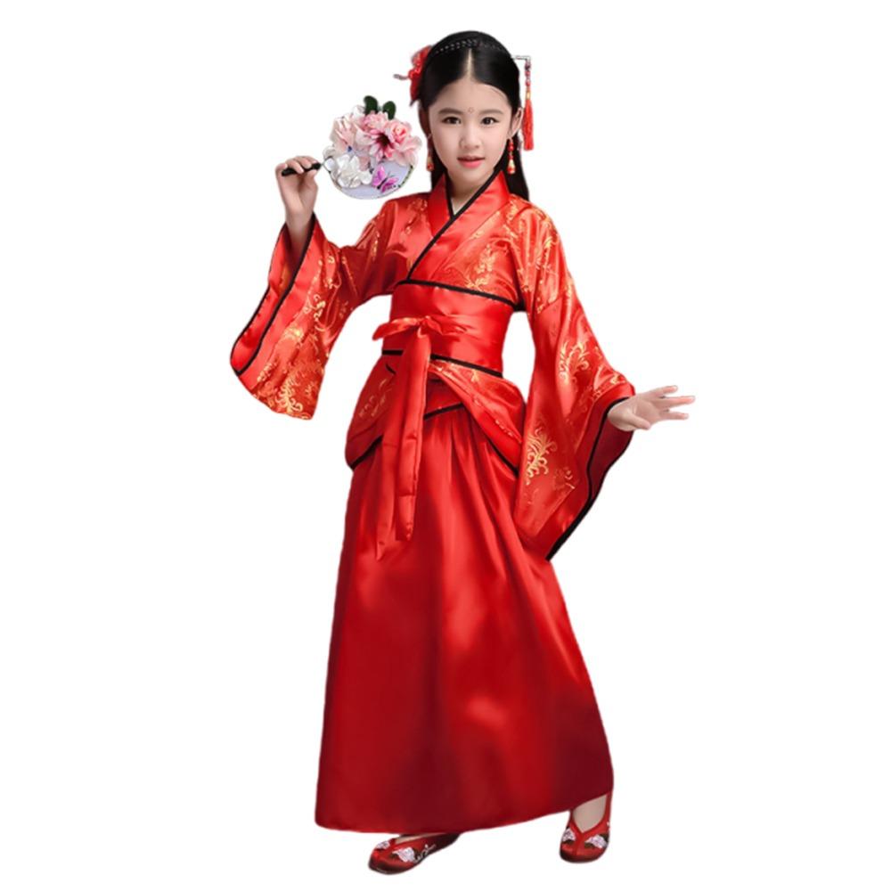 Fashion New Year Clothing Chinese Folk Dance Costume Classical Traditional Ancient Dress Red Dress Traditional Hanfu Party