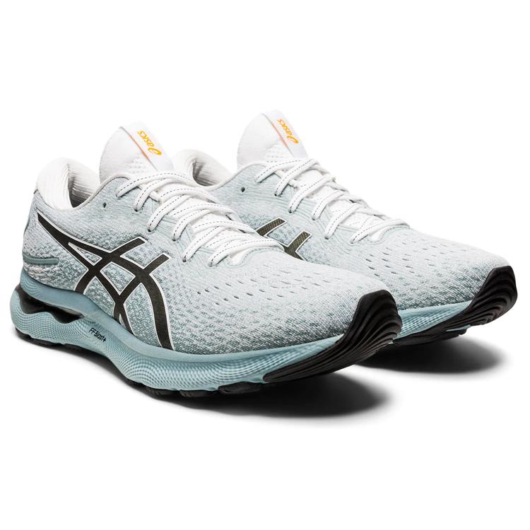 New Asics Gel Nimbus 24 2E Wide 'Light Steel' 1011B361-404