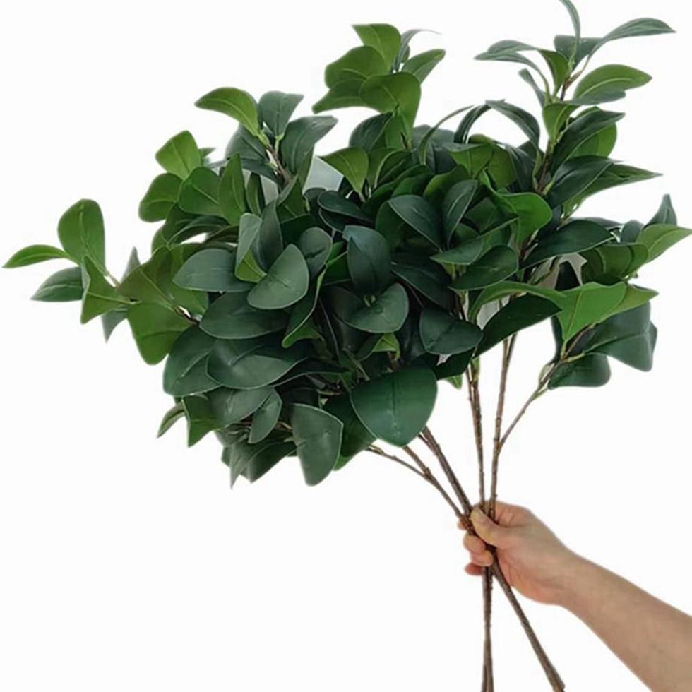 Artificial Plants Green Yulan Office Bride Bouquet Wedding Home Vase Garden Wreath Courtyard Dining Table Outdoor DIY Gift Decor