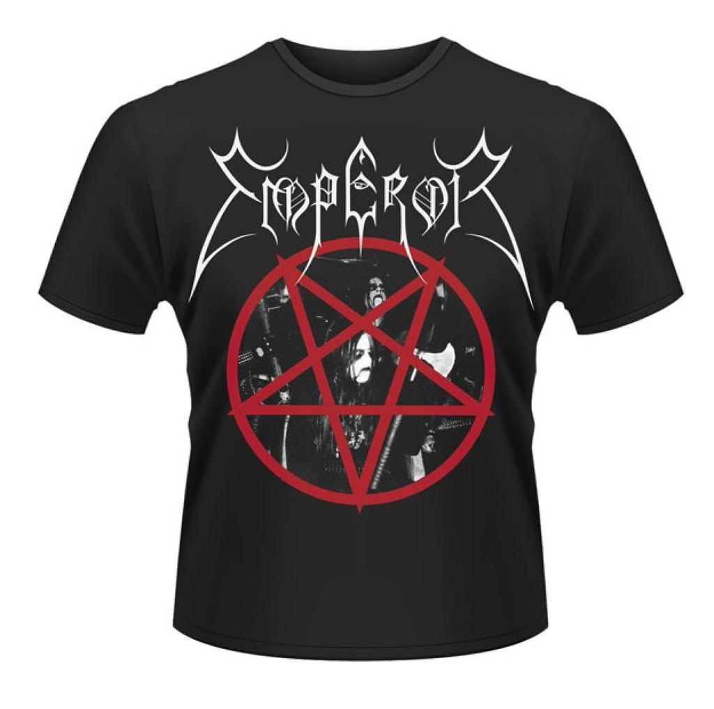 Emperor Pentagram Logo Black Metal Unisexs TShirt Unisexs