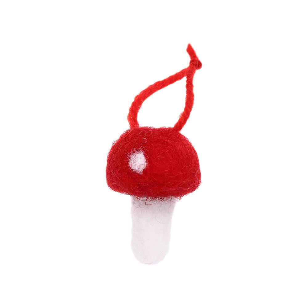 DIY Wedding Holiday Xmas Tree Felt Mushroom Hanging Ornament Christmas Mushroom
