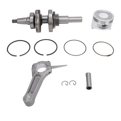 Engine Piston Connecting Rod Kit Metal Crankshaft Piston Pins Rods Set Wear Resistant for GX390 13 HP Engine