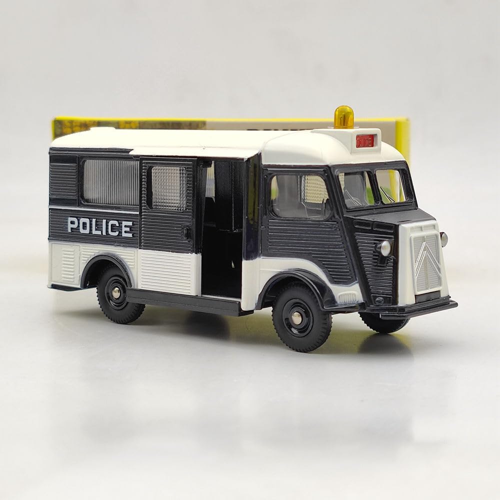 DINKY TOYS Scale Citroen HY Police Replica Diecast Model Model Number 566 Cracks 1/43 Car, (paint Present)