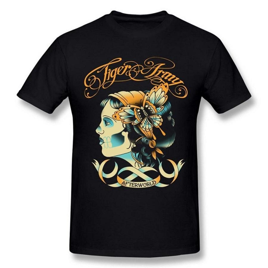 Men s Tiger Army Band Logo Poster Black T shirt by Maven XXXXXL чёрный