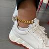 New Stainless Steel Gold Color Curb Cuban Chain Anklets For Women Beach Foot Jewelry Leg Chain Ankle Bracelets Women Accessories