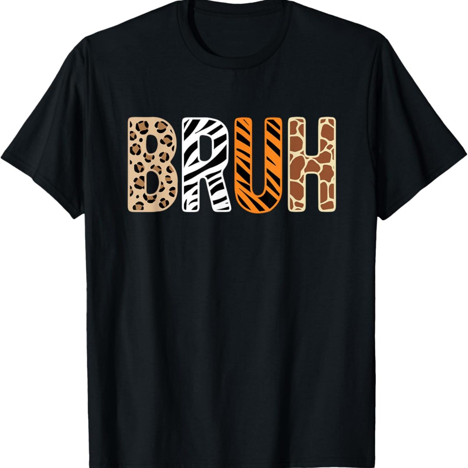 Safari Bruh Zookeeper Funny Animals Wildlife Boys Kids T-Shirt S