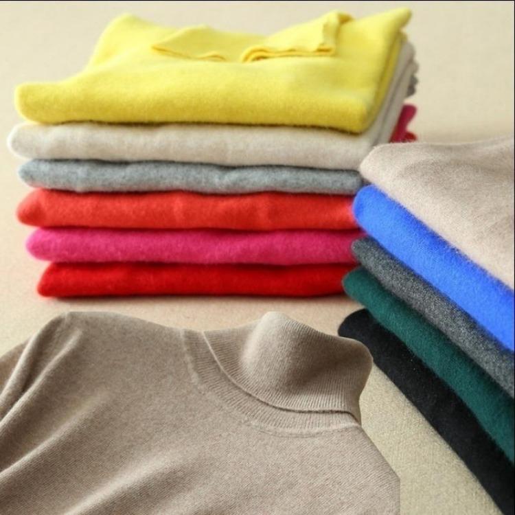 Womens Pure Cashmere Wool High Neck Knit Sweater Pullover Autumn Winter Ladies Turtleneck Pull Femme Warm Soft Casual