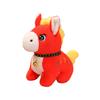 Chinese Style Zodiac Horse Doll Cute Plush Horse Toys Cartoon 2026 New Year Mascot  Bedside Decor