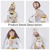 C90A Julkrubba Dekoration 9 st/set Hartsstaty Prydnad Jesus Födelse Staty