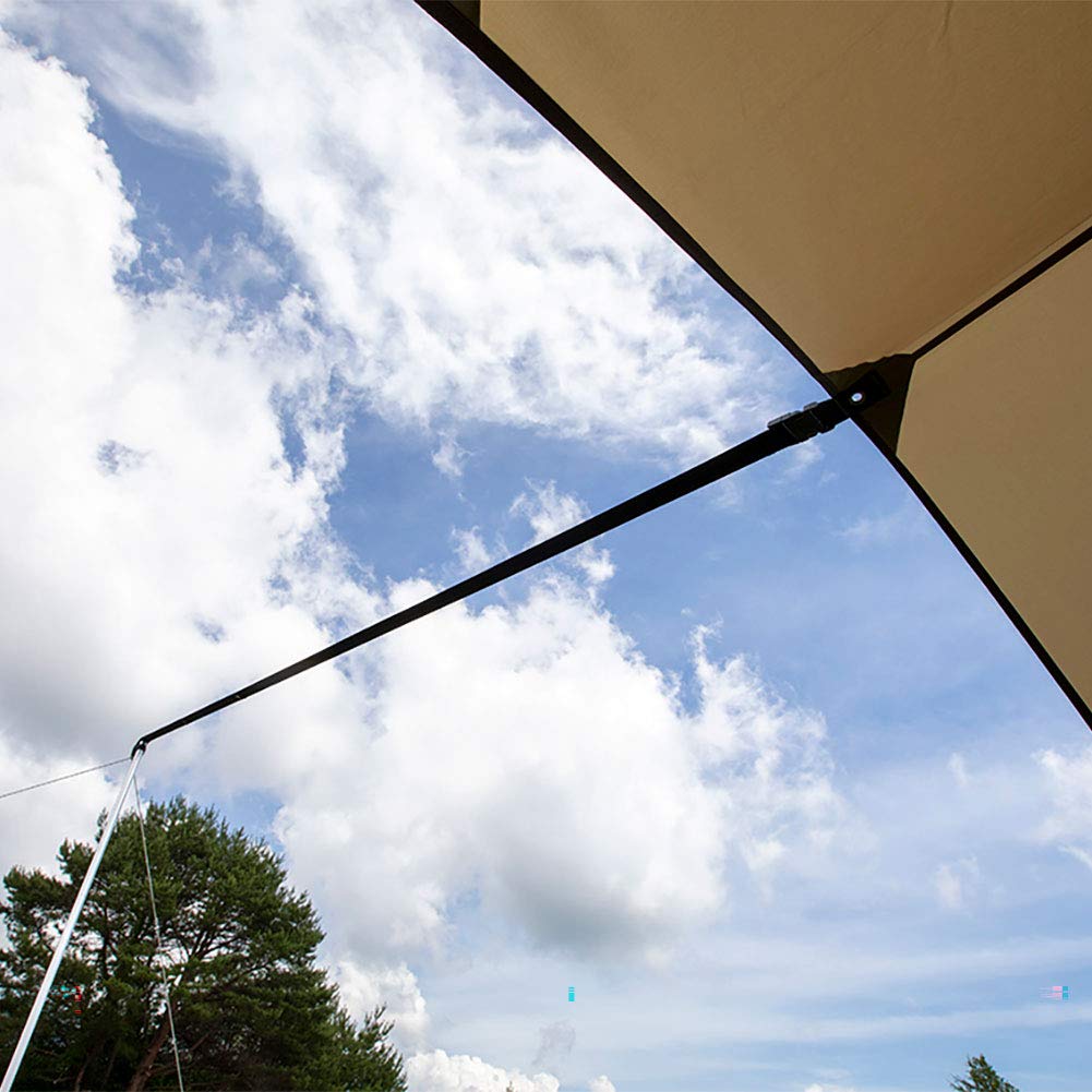 ogawa Outdoor Camping System Tarp Rectangular Sand Beige x Dark Brown x 3338 [350 295cm]