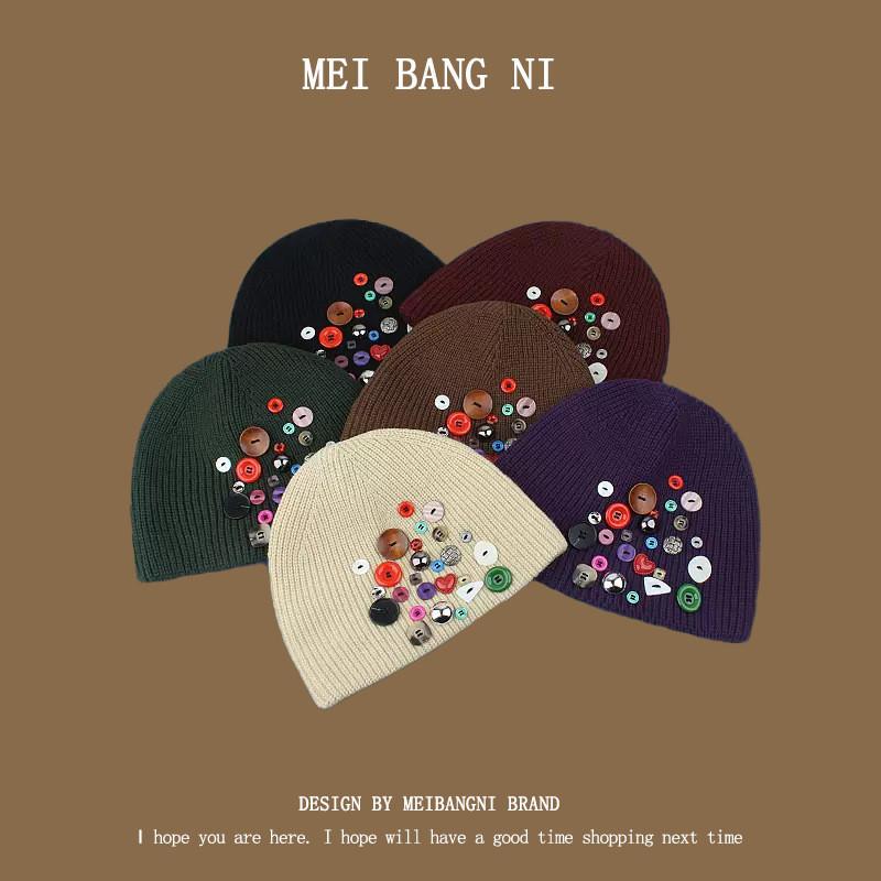 Knitted Womens Wool Hat With Windproof Warmth For Winter Casual Fashion