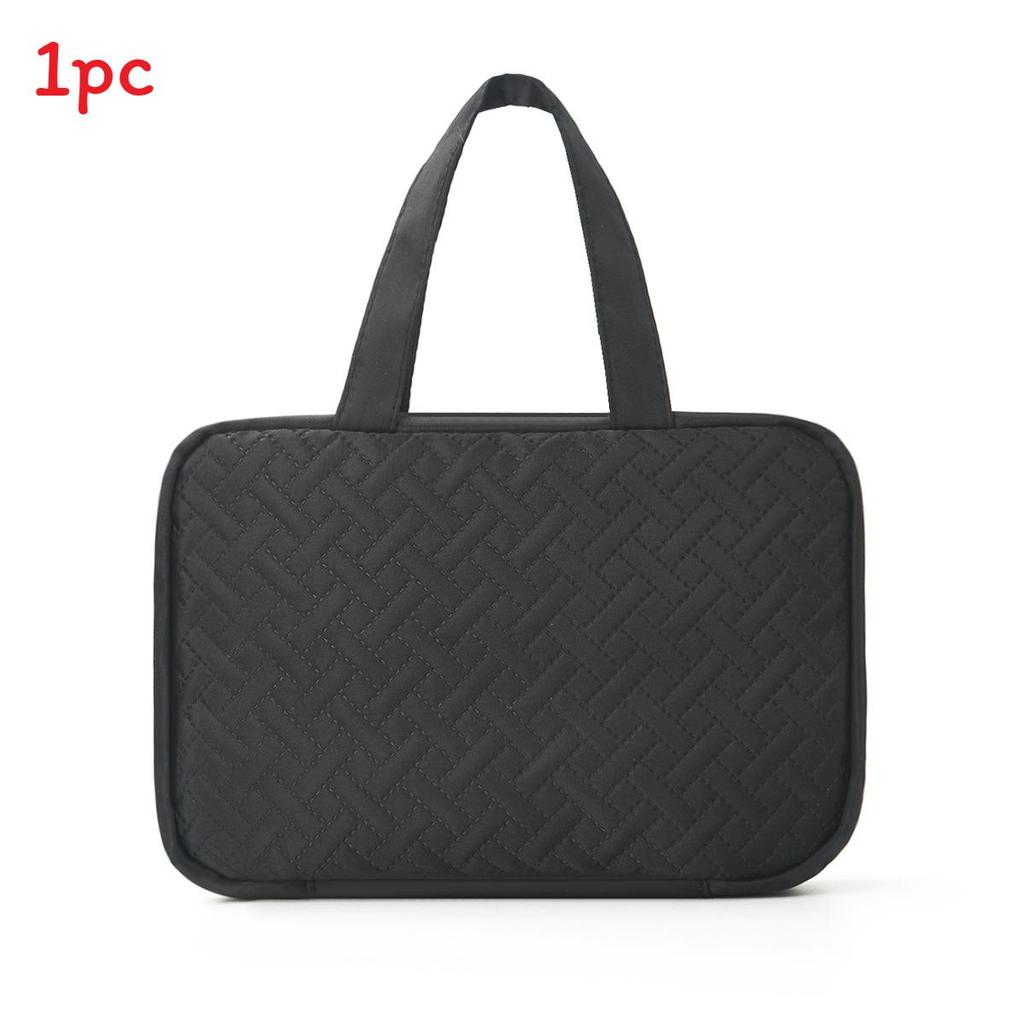 Polyester Travel Toiletry Organizer With Multiple Compartments For Packing Convenience