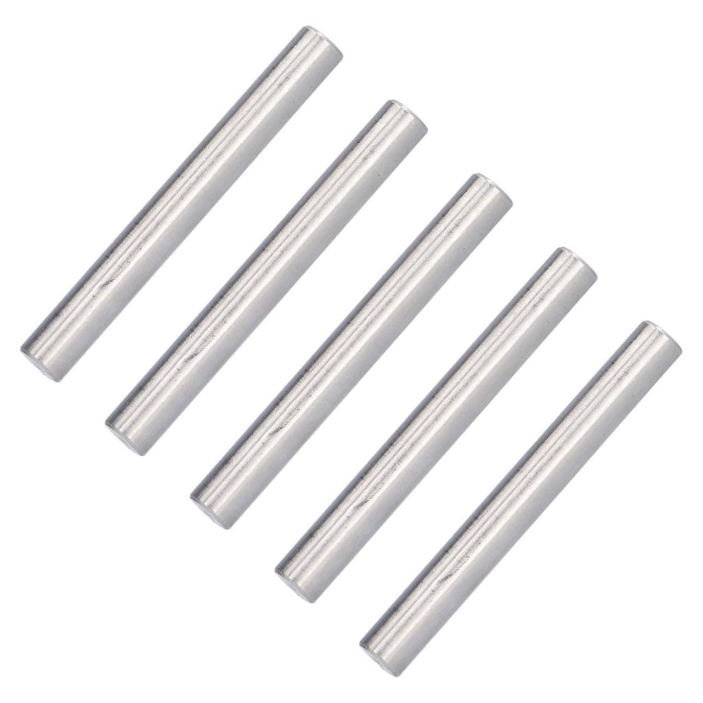 5 Stück Edelstahl Rundstäbe Hochpräziser Durchmesser Verschleiß Korrosionsbeständigkeit Hohe Festigkeit Runde Welle für