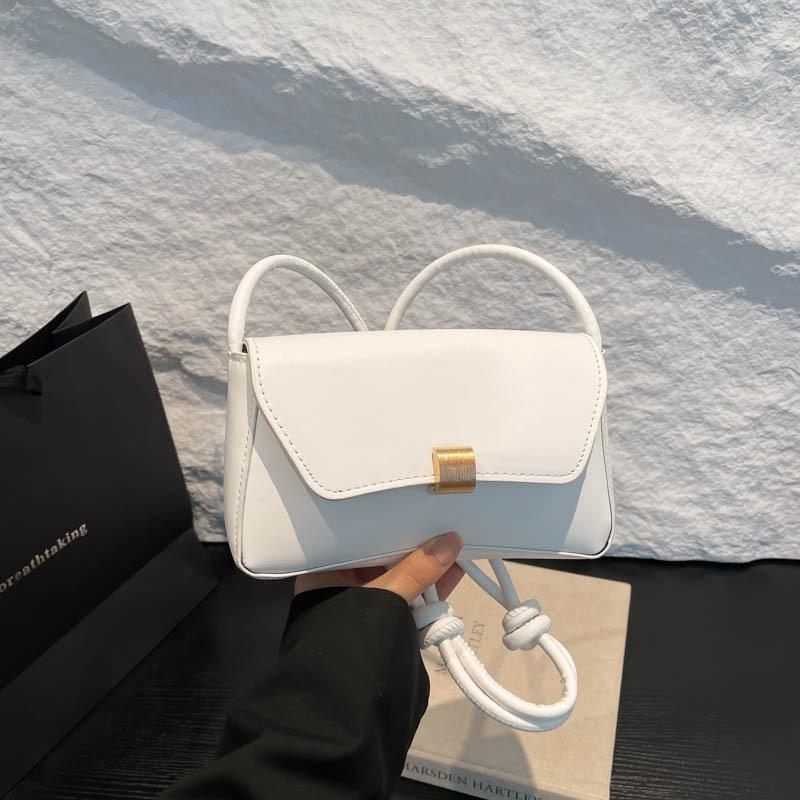 

Городской通勤 темперамент универсальная женская сумка весна новый продукт простой однотонный премиум сумка через плечо мессенджер белый