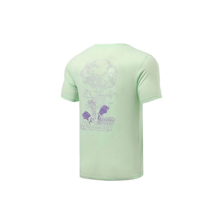 Li Ning Running Collection T Shirt Men s Mystic Fruit Green ATSR477-2 M