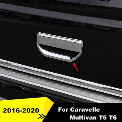 For VW Caravelle Multivan T5 T6 16-20 Accessorie 2pcs/lot ABS Chrome Car Tail Rear Door Handle Cover Case Sticker