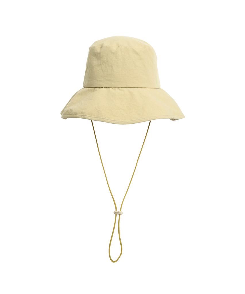 Eondeokeonteulolseutyudio Linen String Bucket Hat Fold Bucket / Linen String / Olive
