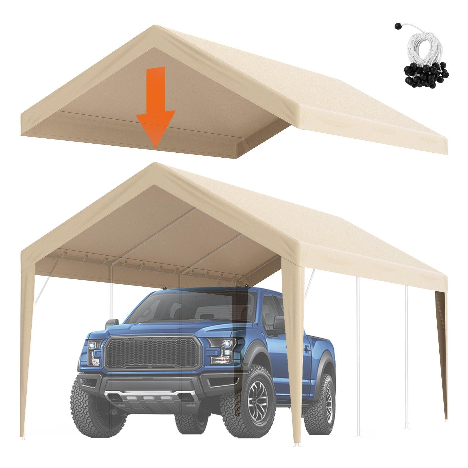 VEVOR Carport Replacement Canopy Cover 10