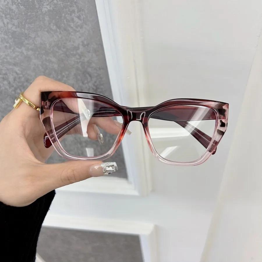 Fashion Stylish Cat Eye Eyeglasses Frames Women Men Transparent Clear Brand Designer Optical Cute Frame