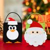 Whimsical Christmas Character Handheld Bags Perfect For Kids Candy Gifts And