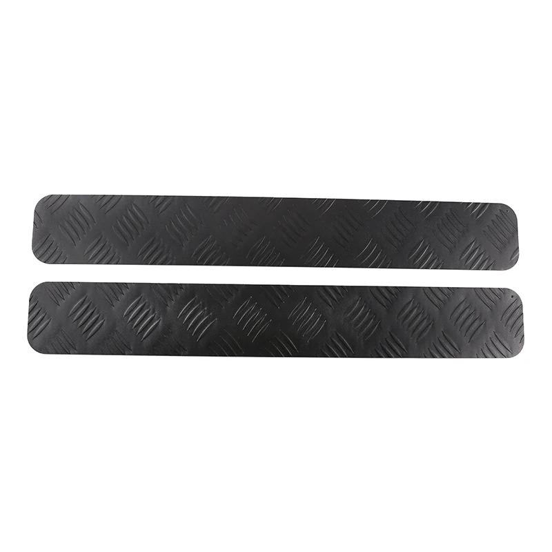 For Land Rover Defender 90 110 130 2004-2018 Aluminum alloy Black Car Front Windshield Lower Trim Panel Sticker Car Accessories