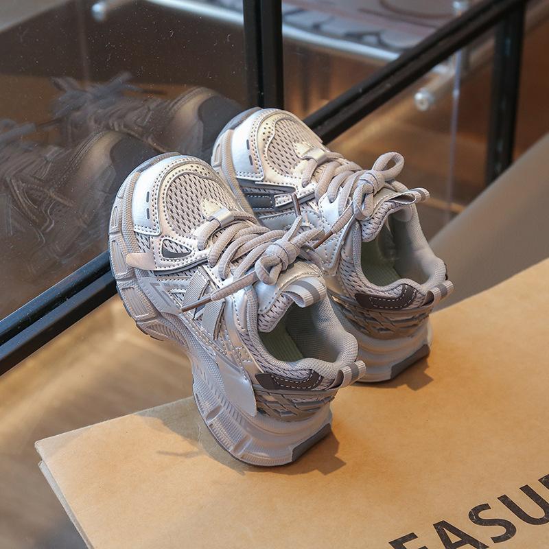 Kids Breathable Mesh Chunky Casual Sneakers