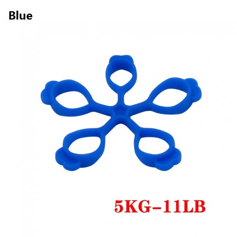 

Силиконовый расширитель пальцев для упражнений на запястье для тренировки восстановления пальцев синий