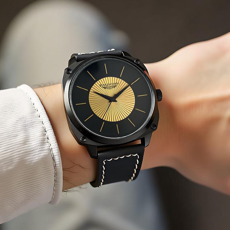 JYL Men's Watch Business Waterproof Cross-border Leather Strap
