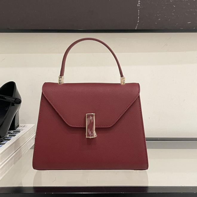 Geantă cu model de palmier Geantă de mână high-end Geantă de damă din piele naturală Geantă pătrată mică la modă și versatilă Geantă casual de umăr simplu crossbody