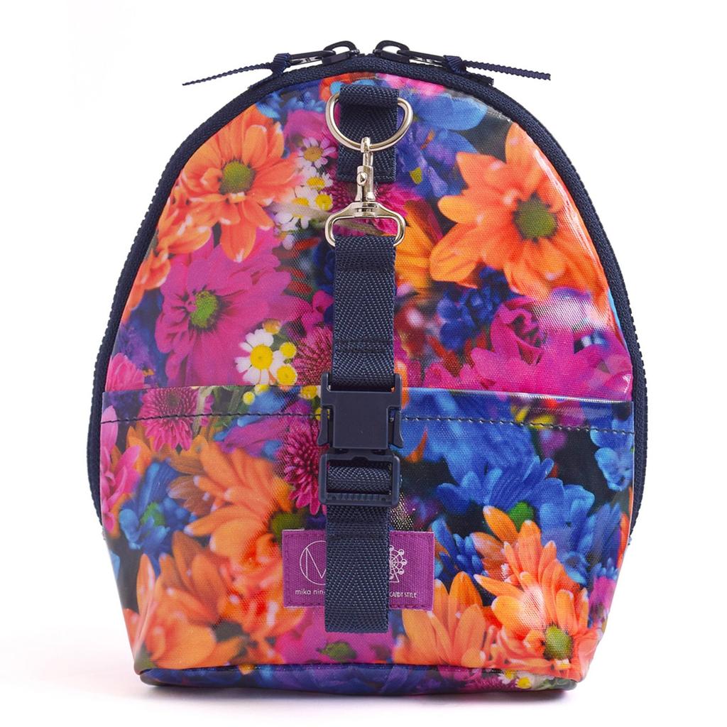 COLORFUL CANDY STYLE Mealtime Apron and Mug Pouch Set of 2 (Bib Type) (Backpack Type) (Floral Pattern) B8004000-BTR