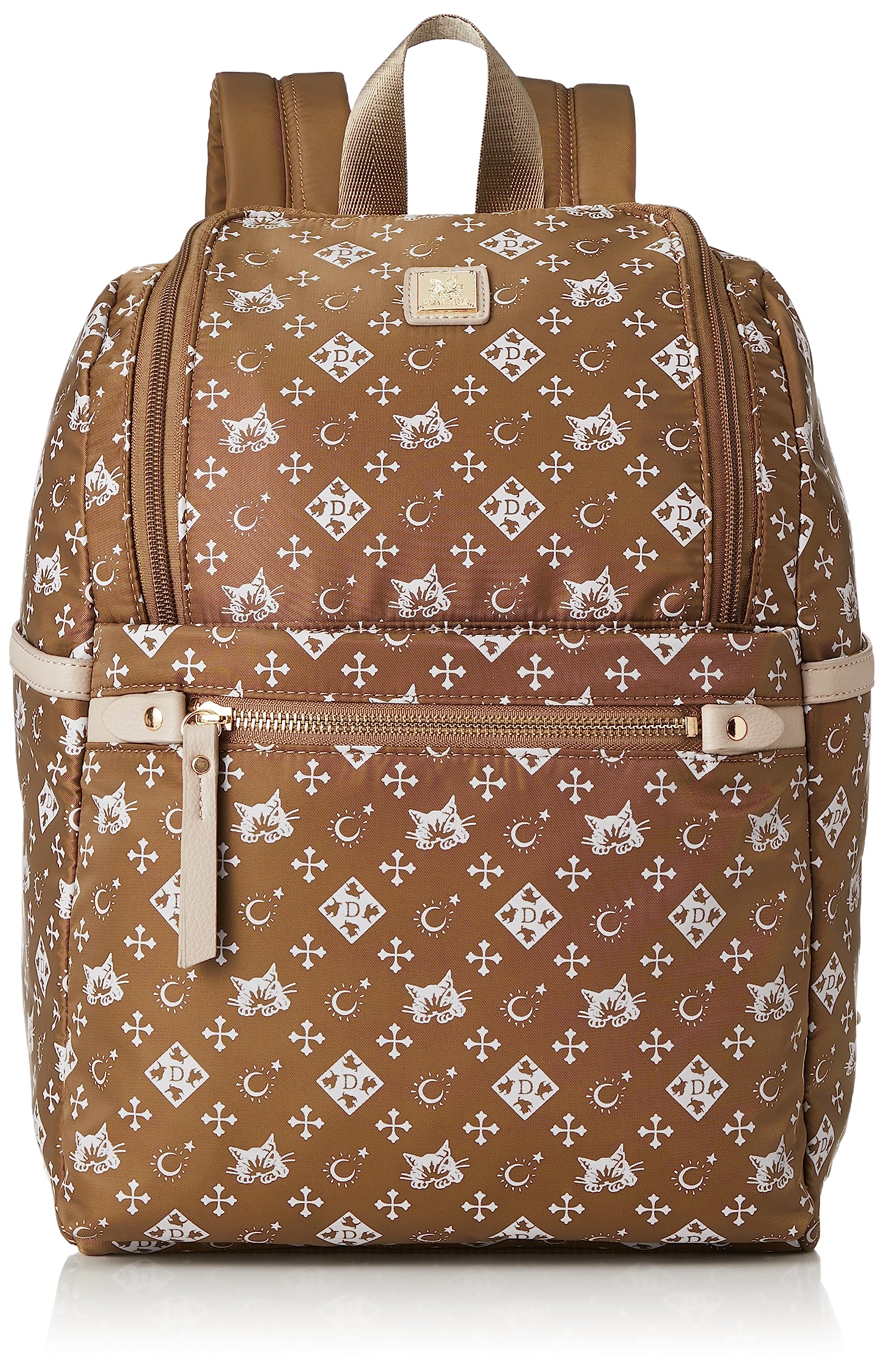 

Cat Dayan Backpack Lightweight Water Repellent Compact Light Large Capacity Dayan Cat Goods Bag Round Backpack Oak Top 27 x 34 x [Wachifield] Women s