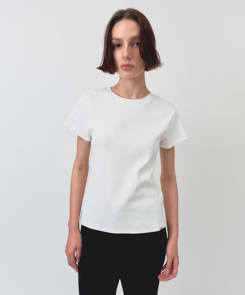 Simeteuligpeosenteu Basic Jersey T-Shirt / White