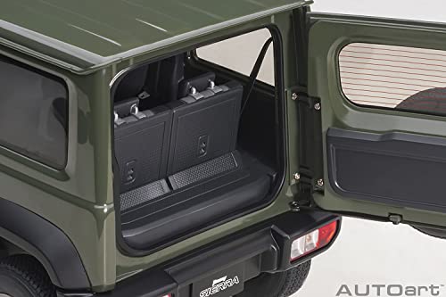 AUTOart 1/18 Scale Suzuki Jimny Sierra (JB74) Moss Green Finished Model 78509