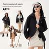 Camel Women's Windproof Hooded Outdoor Jacket
