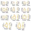 2 Sets Stainless Steel OT Clasps Flower Heart Round Toggle Clasps For Bracelet Necklace Connector DIY Jewelry Making Accessories