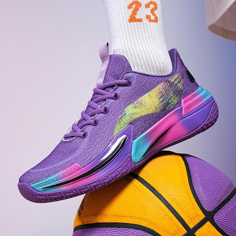 Scarpe da basket da uomo Traspiranti Ammortizzanti Antiscivolo Indossabili Scarpe da corsa Allenamento in palestra Sneakers da basket atletiche per donna