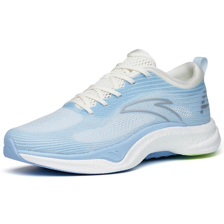 New ANTA Four Generations Of Hydrogen Running Running Shoes Men Low Top Dazzling Blue/Ivory White 112225541-1