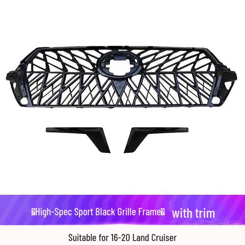 Fits 2008-2021 Land Cruiser: Sport GT Center Grille Trim & Frame