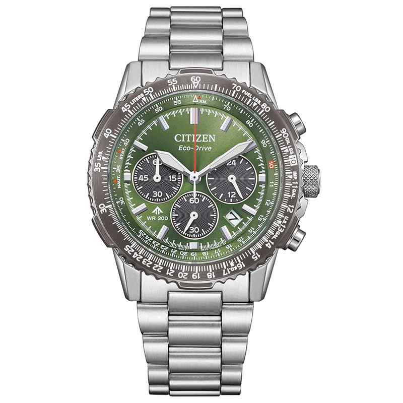 

[Citizen] watch pro master Photovoltaic eco-drive waterproof SKY khaki CA4664-60W men s silver