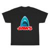 New JAWS Sharks Movie Megalodon Logo Unisex T-Shirt Funny Size S To 5XL