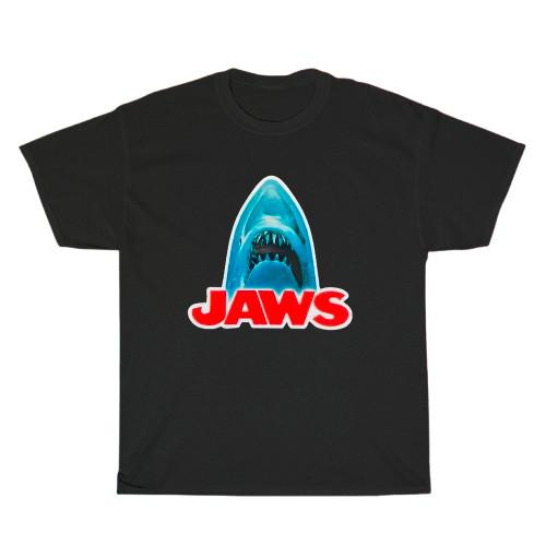 New JAWS Sharks Movie Megalodon Logo Unisex T-Shirt Funny Size S to 5XL S