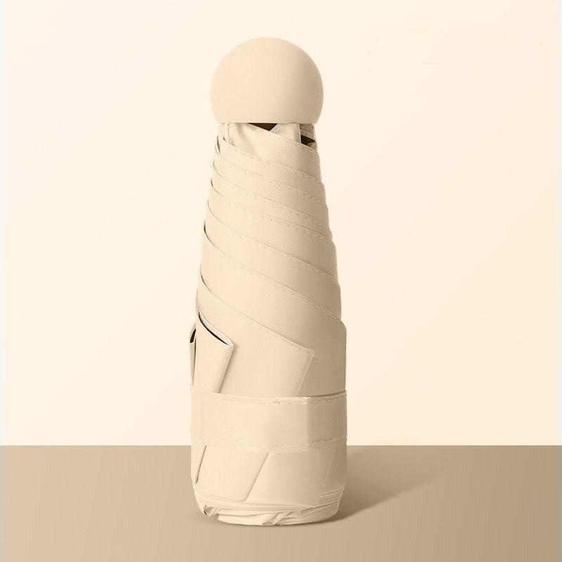 Compact UV Protection Dual-Use Mini Umbrella for Sun and Rain
