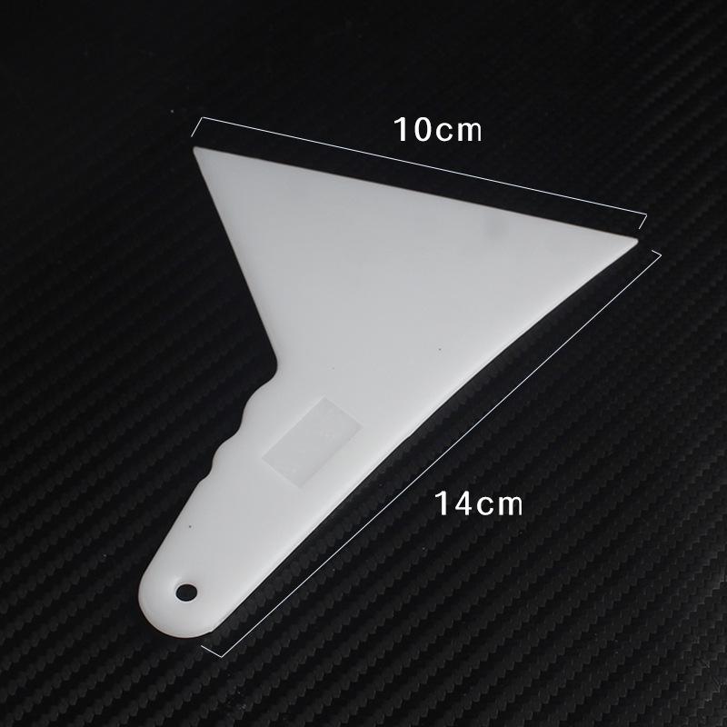 High-Temp Resistant Thin-Edged Triangle Squeegee for Car Window Tinting and Solar Film Sealing.