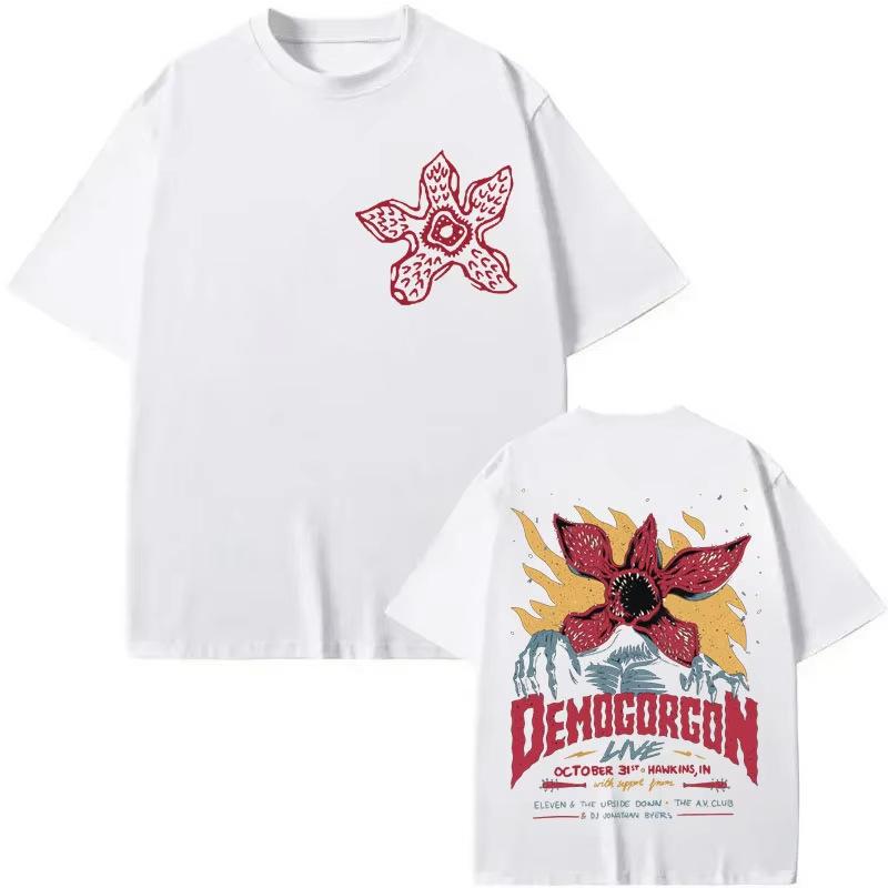 Unisex Stranger Things Graphic Tee, Loose Fit, New Trendy Summer Arrival