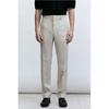 H M Linen Suit Pants sliM Fit ligHt Beige