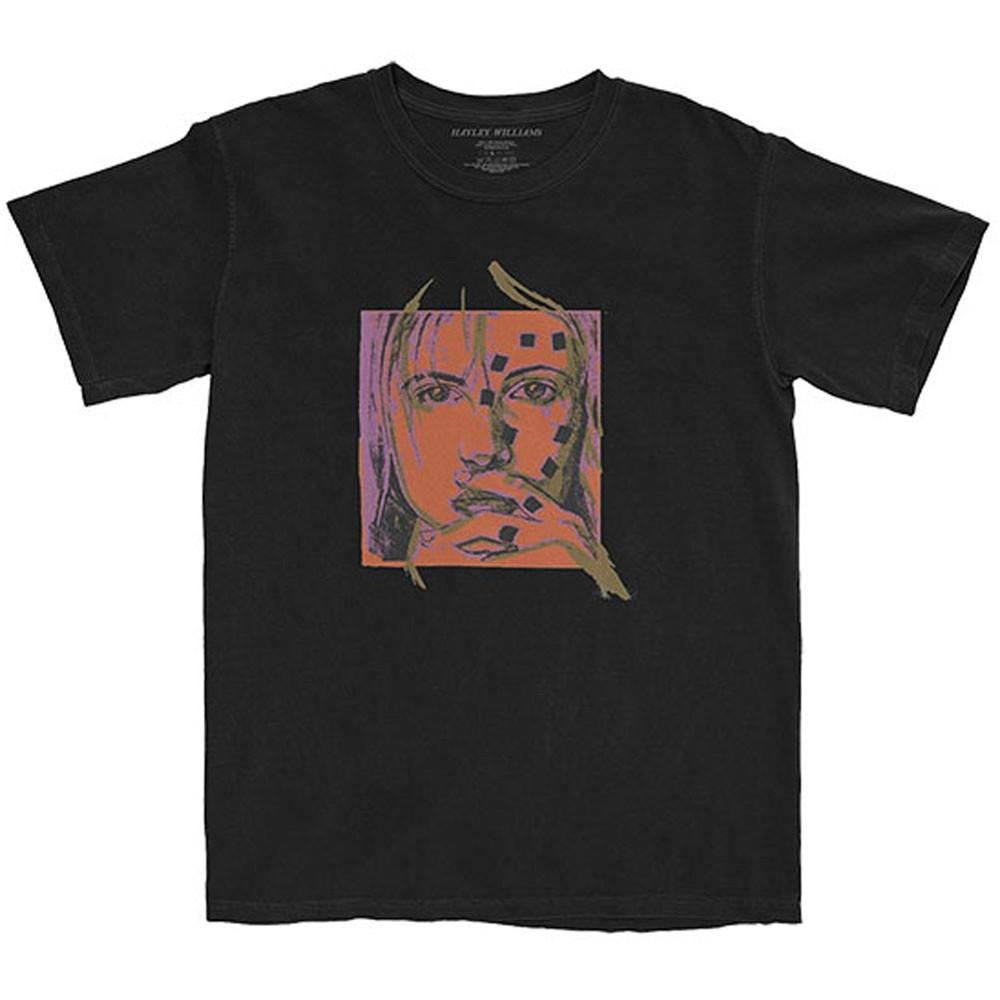 

Men s Hayley Williams Petals Sketch (Back Print) Slim Fit T-shirt Black S